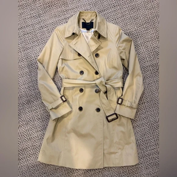Jcrew Collection Icon Trench Coat - Picture 2 of 8